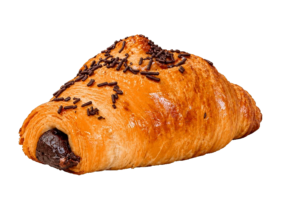 Croissant de chocolate